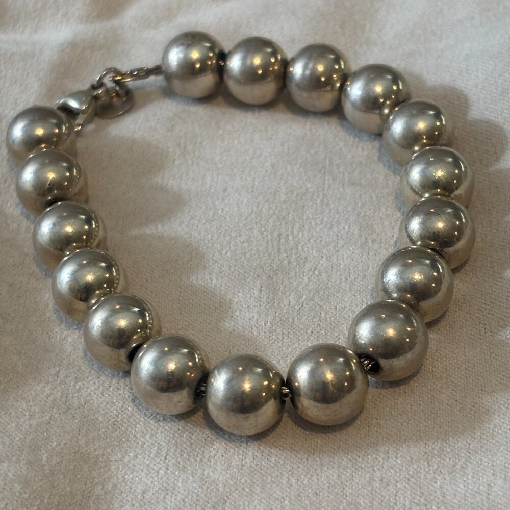 Auth Vintage Tiffany & Co Hardware Ball Bracelet